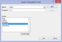 Cómo agregar campos calculados para pivotar tablas en Excel 2013