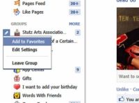 Cómo agregar listas personalizadas a sus favoritos en facebook