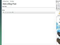 Cómo añadir nuevos posts a tu blog Ning