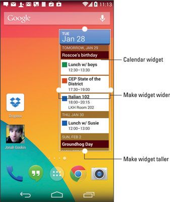 ���� - ¿Cómo añadir widgets a la pantalla principal del teléfono androide