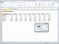 Cómo aplicar un estilo de tabla a una tabla de Excel 2010