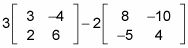 Multiplicar la matriz A por 3.