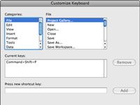 Cómo asignar y quitar métodos abreviados de teclado en Office 2008 para Mac