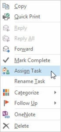 Cómo asignar tareas en Outlook 2013