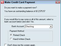 ¿Cómo equilibrar su cuenta de tarjeta de crédito en Quicken 2010