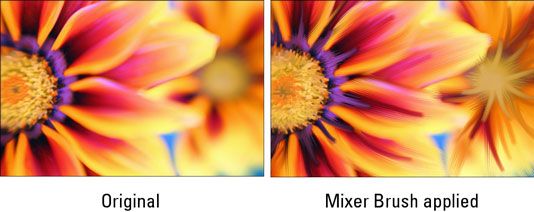 Cómo mezclar colores con la herramienta pincel mezclador en Photoshop CS6