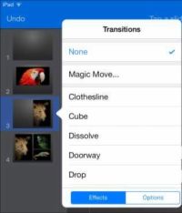 ¿Cómo construir transiciones en Keynote para iPad