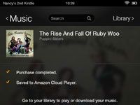 Cómo comprar música de tu hd Kindle Fire