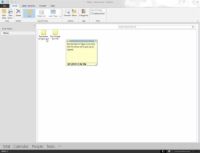 Cómo cambiar una nota's size in outlook 2013