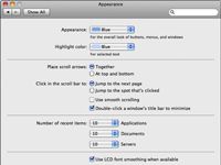 Cómo cambiar los colores por defecto en Mac OS X Snow Leopard
