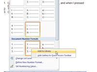 ¿Cómo cambiar el formato de la numeración en Word 2007 listas numeradas