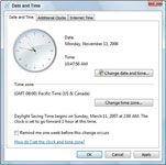 Cómo cambiar la fecha y la hora en windows vista