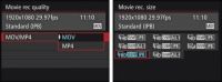 Cómo cambiar las dimensiones de vídeo y velocidad de fotogramas en su Canon EOS 7D Mark II