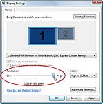 ¿Cómo cambiar la resolución de pantalla en Windows Vista