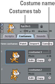 Cómo cambiar tu sprite's appearance with scratch on the raspberry pi