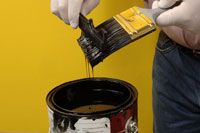Cómo limpiar pintura alquídica de pinceles