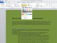 Cómo colorear las páginas de un documento de Word 2010