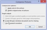Cómo comprimir sus imágenes en powerpoint 2013