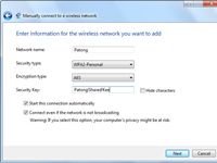 Cómo conectarse a una red WPA2 protegida en Windows 7