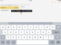 Cómo copiar y pegar en el ipad's notes app