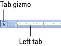 Cómo crear una lista con pestañas básica en Word 2010