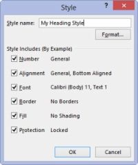 Cómo crear un estilo de celda personalizado en Excel 2013