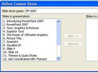 ¿Cómo crear una presentación personalizada en PowerPoint 2007