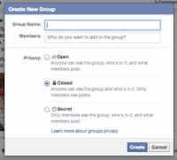 Cómo crear un grupo de facebook