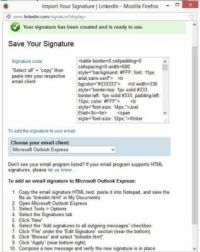 ¿Cómo crear una firma de correo electrónico linkedin