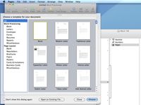 Cómo crear un nuevo documento de páginas en mac leopardo de las nieves