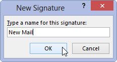 Cómo crear una firma para sus mensajes de Outlook 2013
