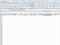 Cómo crear una tabla en Excel 2007