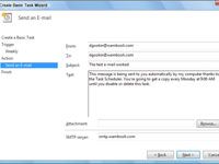 Cómo crear una tarea para enviar e-mail en el programador de tareas de Windows