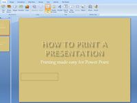 Cómo crear un cuadro de texto en la diapositiva de PowerPoint 2007