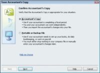 Cómo crear un contador's copy of your quickbooks 2010 data file