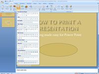 Cómo crear un botón de acción en la diapositiva de PowerPoint 2007