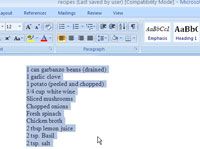 Cómo crear listas con viñetas de forma automática en Word 2007