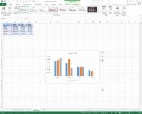 Cómo crear gráficos a través de la herramienta de análisis rápido en Excel 2013