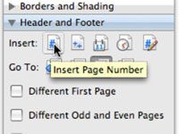 ���� - Cómo crear encabezados y pies de página en Word 2008 para Mac