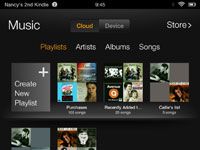 Cómo crear listas de reproducción en tu hd Kindle Fire