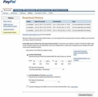 Cómo personalizar y descargar informes paypal