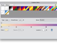 Cómo personalizar y editar gradiente en Photoshop Elements 11