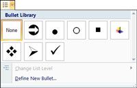 Cómo personalizar las balas en Word 2007 con viñetas listas