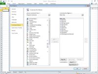 Cómo personalizar la cinta de opciones de Excel 2010
