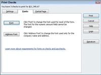 Cómo personalizar los QuickBooks 2010 formularios de cheques