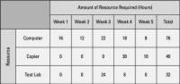 Cómo determinar las necesidades de recursos no personales