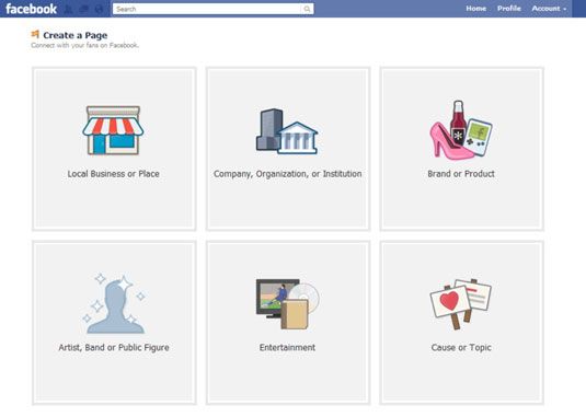 ���� - Cómo determinar qué tipo de página de negocio de Facebook para empezar