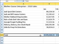 Cómo arrastrar y colocar datos en Excel 2010