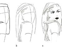 Cómo dibujar diferentes tipos de cabello de moda