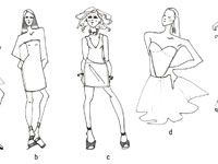 Cómo dibujar magníficos vestidos de moda